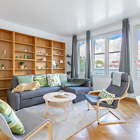 Parisian Penthouse With Large Terrasse Daire Pierrefitte-sur-Seine Dış mekan fotoğraf