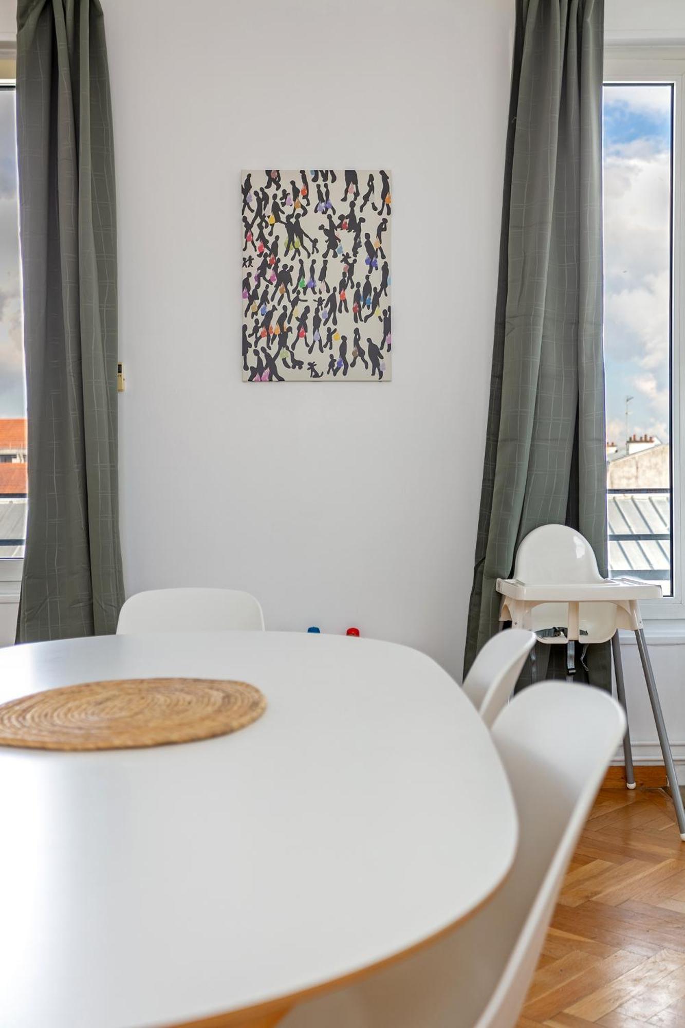 Parisian Penthouse With Large Terrasse Daire Pierrefitte-sur-Seine Dış mekan fotoğraf