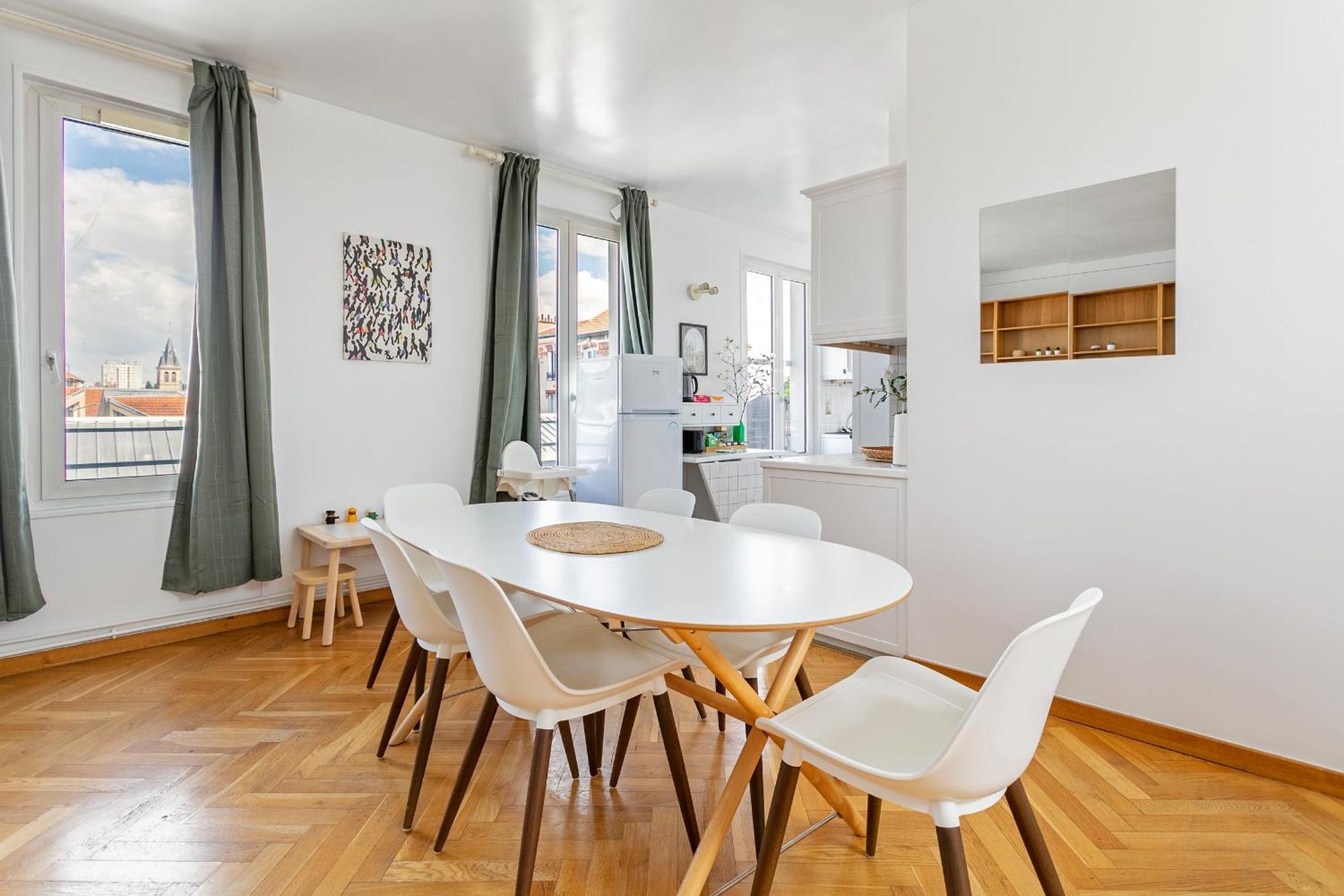 Parisian Penthouse With Large Terrasse Daire Pierrefitte-sur-Seine Dış mekan fotoğraf